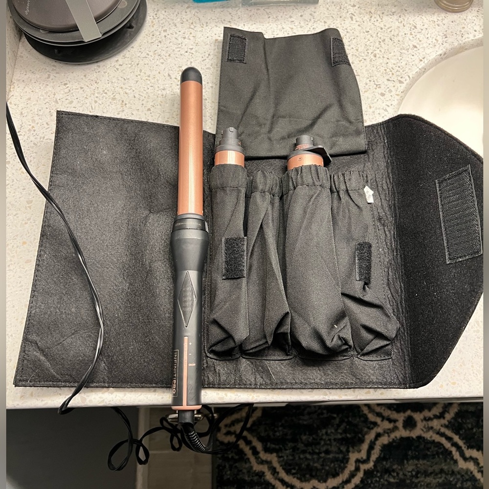 Conair Infiniti Pro Interchangeable Rose Gold Curling Wand